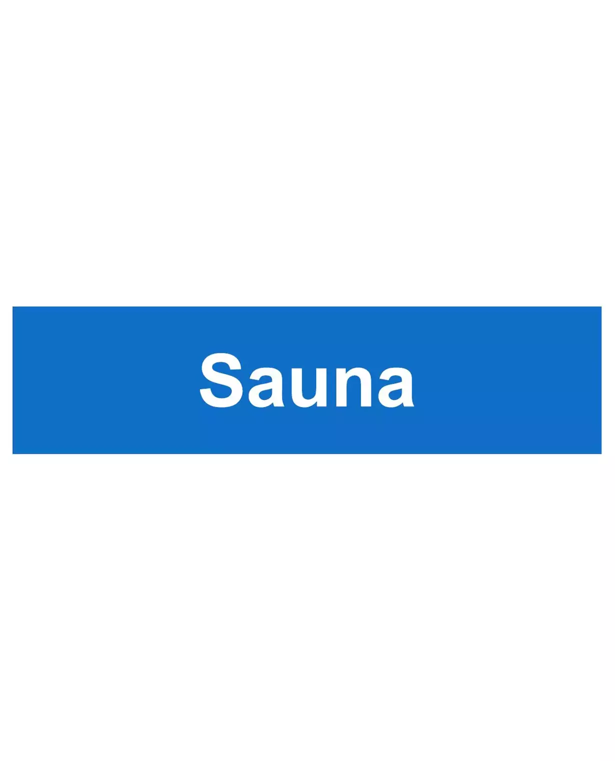 Sauna, Ibond alumiini, 400x100 mm