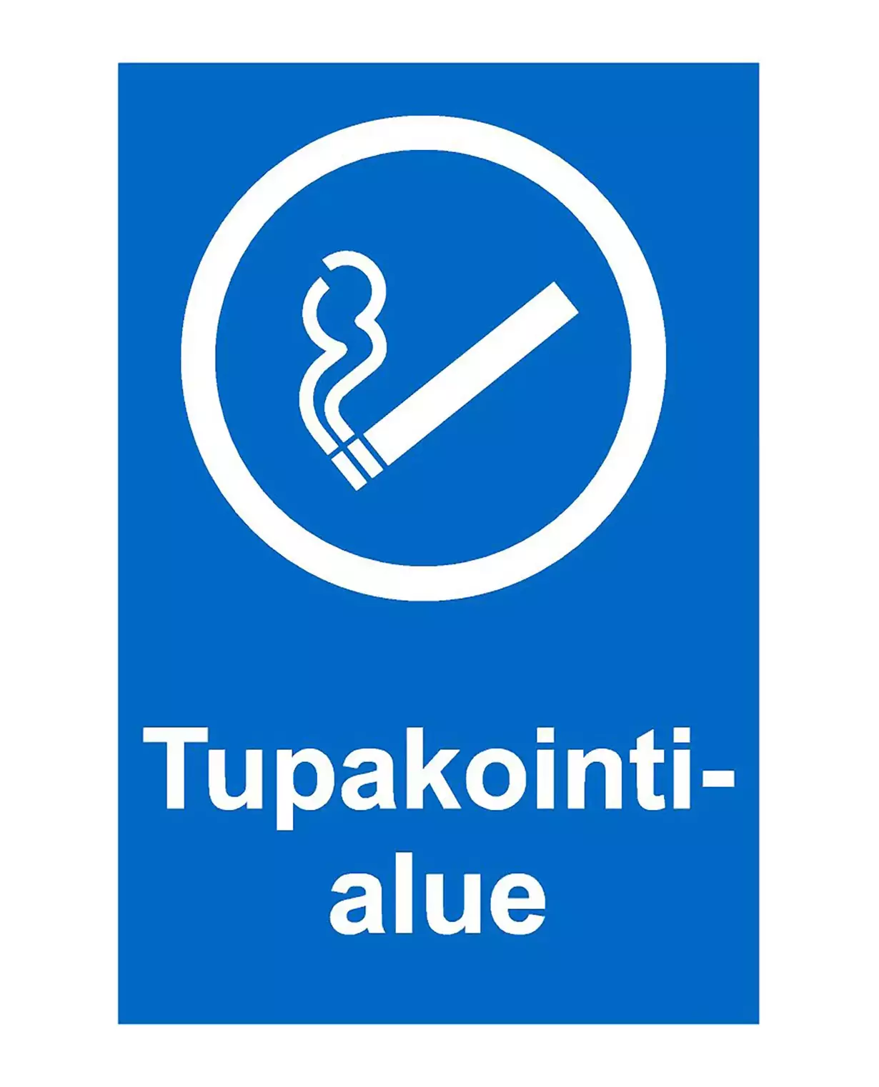 Tupakointialue, Tarra, 200x300 mm