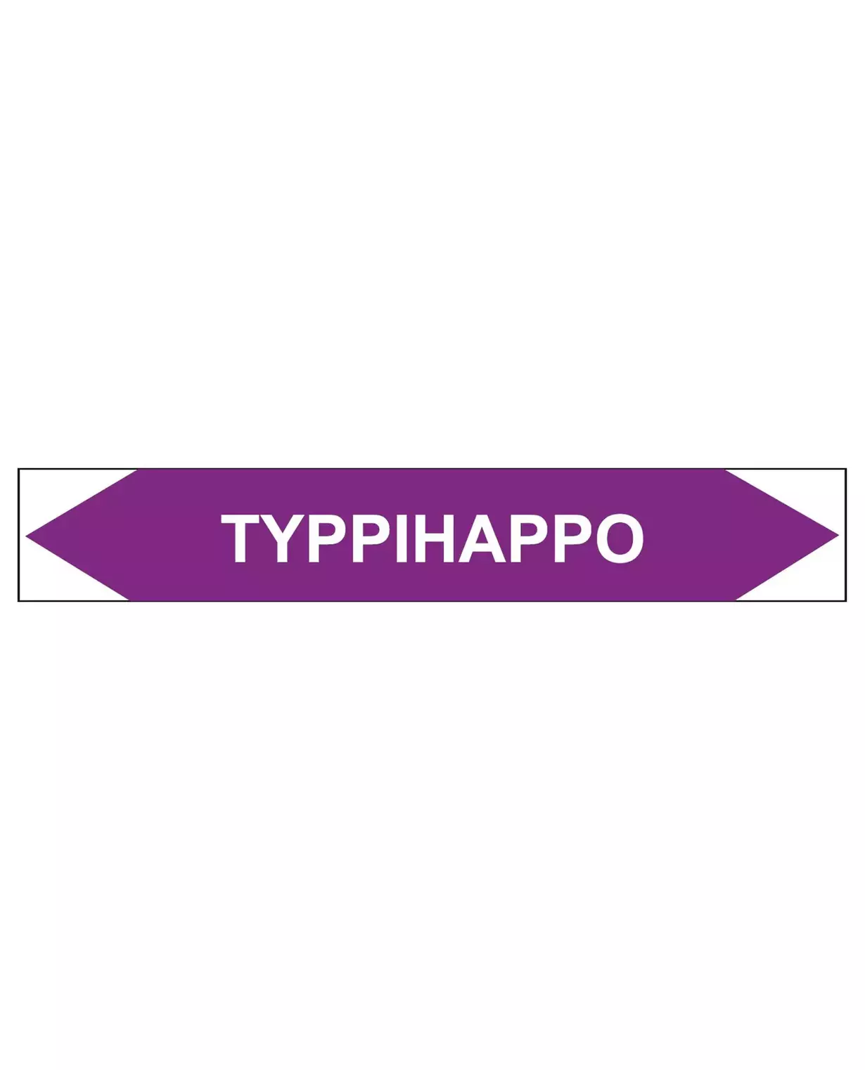 Typpihappo, 250x40 mm