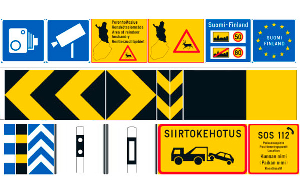 I, Muut liikenteenohjaukseen tarkoitetut merkit